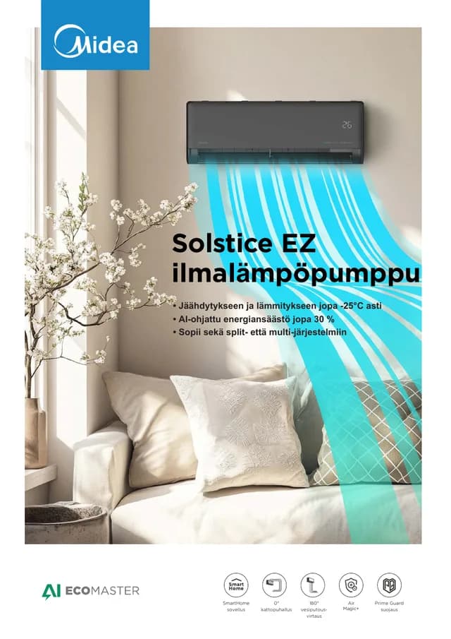 Midea Solstice EZ 12 esitteen kansi