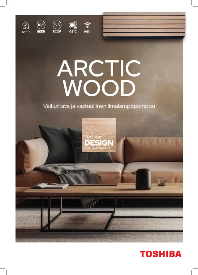 Toshiba Arctic Wood 25 esitteen kansi