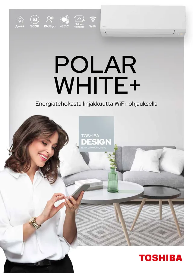 Toshiba Polar White+ 25 esitteen kansi
