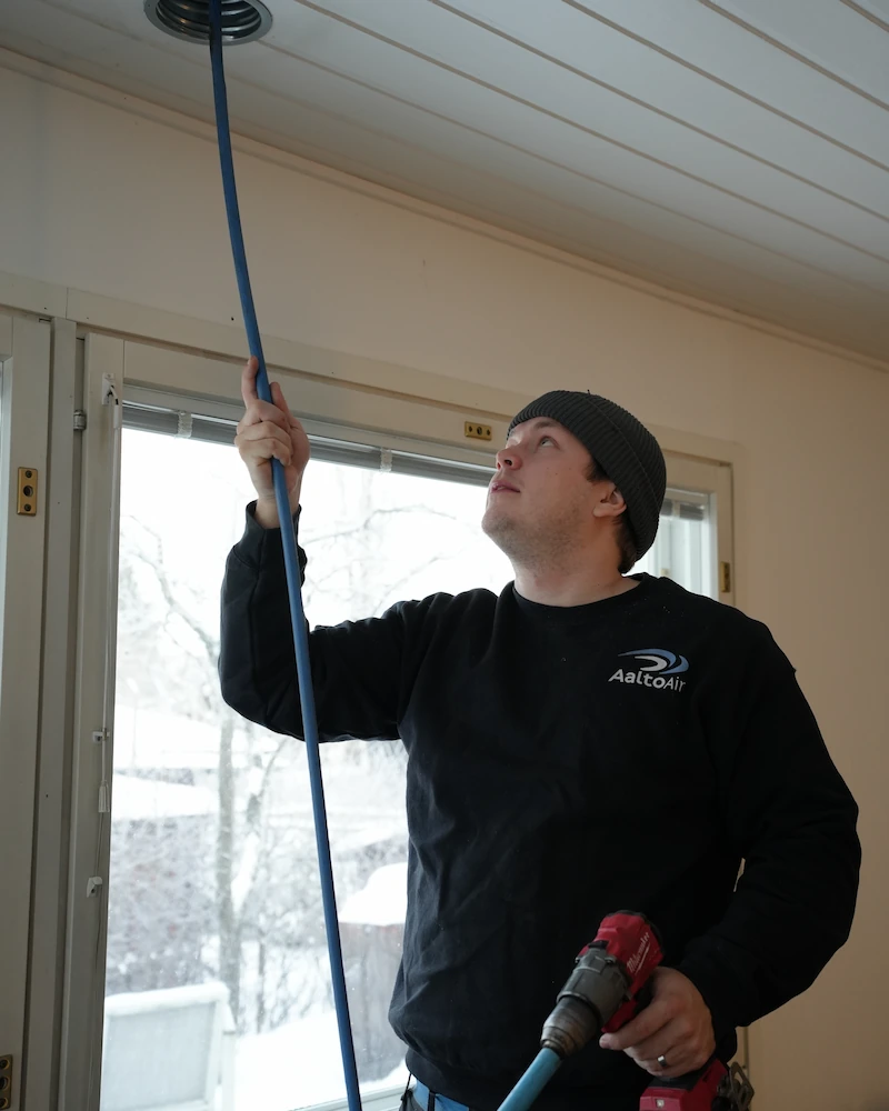 ilmanvaihdon puhdistus